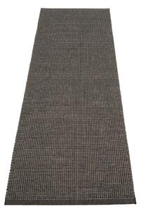 Antracitszürke kültéri-beltéri futószőnyeg 70x240 cm Emm Black Linen – Pappelina