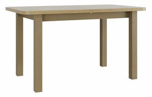 Asztal Victorville 123, Sonoma tölgy, 76x80x140cm, Hosszabbíthatóság, Laminált forgácslap, Váz anyaga, Részben összeszerelt, Bükkfa