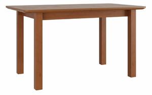 Asztal Victorville 103, Égerfa, 76x80x140cm, Hosszabbíthatóság, Természetes fa furnér, Váz anyaga, Részben összeszerelt, Bükkfa