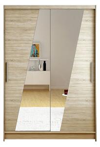 Gardróbszekrény Closico Pacron VIII, Laminált forgácslap, 200x120x58cm, Sonoma tölgy