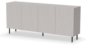 Komód, 200 cm, kasmír / fekete - PAUXOS