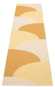 Okkersárga kültéri-beltéri futószőnyeg 70x270 cm Hill Ochre Pale Yellow – Pappelina