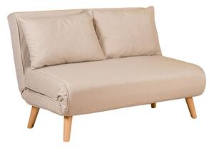 Design összecsukható kanapé Felicitas 120 cm krém