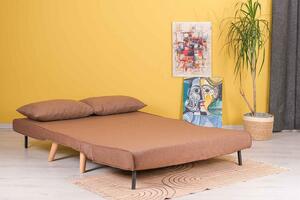 Design összecsukható kanapé Felicitas 120 cm barna