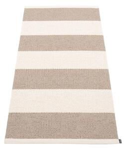 Bézs-krémszínű kültéri-beltéri futószőnyeg 70x150 cm Bob Mud Vanilla – Pappelina