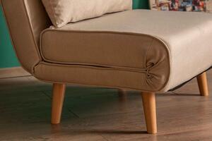 Design összecsukható fotel Felicitas krém