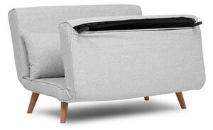 Design összecsukható kanapé Felicitas 120 cm szürke
