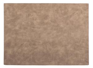 Troja Rectangle barna műbőr tányéralátét, 33 x 45 cm - ZicZac