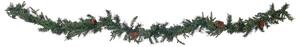 Zöld karácsonyi füzér égősorral 270 cm KAMERUN