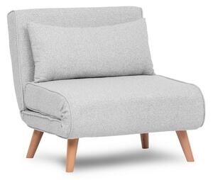 Design összecsukható fotel Felicitas szürke