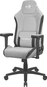 Aerocool CROWN AeroWeave Gamer szék - Világosszürke