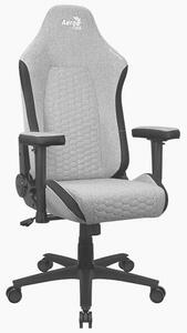 Aerocool CROWN AeroWeave Gamer szék - Világosszürke