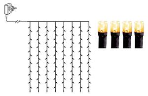 Curtain kültéri LED fényfüzér, hosszúság 1,3 m - Star Trading