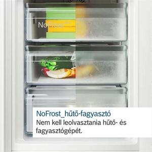 Bosch KGN39LBCF Alulfagyasztós hűtőszekrény, 363L, M: 203, NoFrost, C energiaosztály