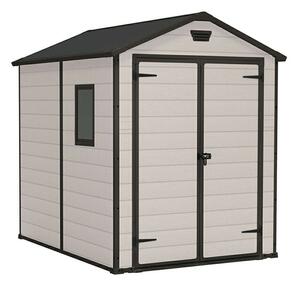 KETER MANOR 6x8DD BÉZS MŰANYAG KERTI HÁZ