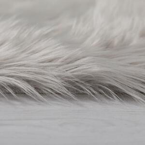 Szürke szintetikus szőrme szőnyeg 290x180 cm - Flair Rugs