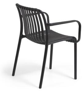 Isabellini fekete kerti szék - Kave Home