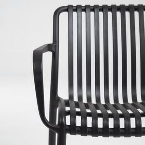 Isabellini fekete kerti szék - Kave Home