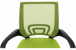 KONDELA irodai szék, zöld/fekete, DEX 2 NEW