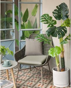 Abeli zöld kerti fotel - Kave Home