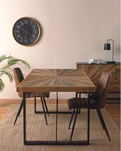 Sunrays étkezőasztal tölgyfa diszítéssel, 180 x 90 cm - Geese