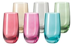 Leonardo Sora pohár készlet 6részes üdítős vegyes színkombináció