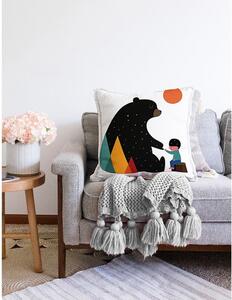 Bear pamut keverék párnahuzat, 55 x 55 cm - Minimalist Cushion Covers