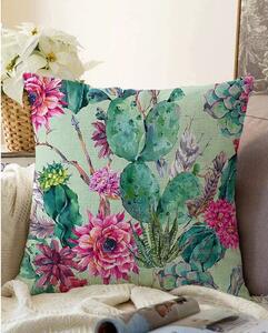 Cactus zöld pamut keverék párnahuzat, 55 x 55 cm - Minimalist Cushion Covers