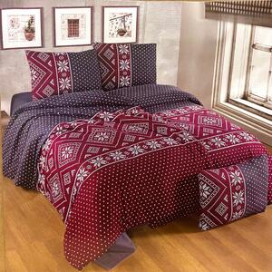 Nordic flanel karácsonyi ágyneműhuzat 200x140cm+90x70cm TiaHome