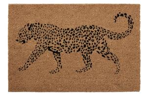 Leopard természetes kókuszrostból készült szőnyeg, 40 x 60 cm - Premier Housewares