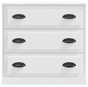 VidaXL Fehér Komód - 3 Fiók - 70x35,5x67,5 cm