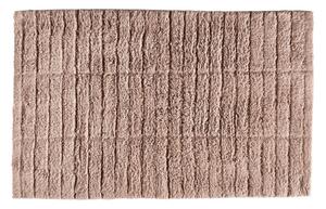 Tiles rózsaszín pamut fürdőszobai kilépő, 80 x 50 cm - Zone