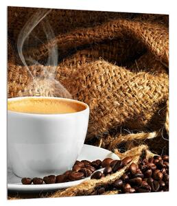 Egy csésze kávé képe (30x30 cm)