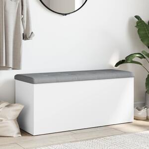 VidaXL fehér szerelt fa tárolópad 102 x 42 x 45 cm