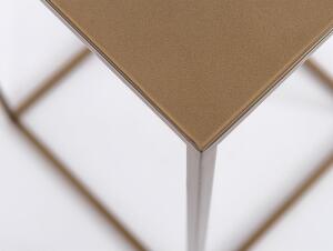 Tensio tárolóasztal aranyszínű konstrukcióval - Costum Form