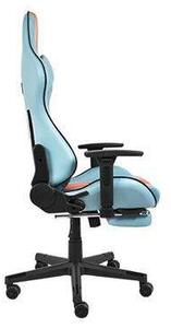 RAIDMAX Drakon DK905 Kék Gamer Szék - Ergonomikus, Állítható Magasságú, Lábtartóval