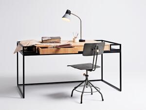 Íróasztal fekete konstrukcióval - Costum Form