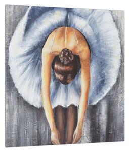 Előrehajlott balerína képe (30x30 cm)