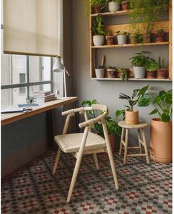 Majela eukaliptuszfa kerti szék bézs húrozással - Kave Home