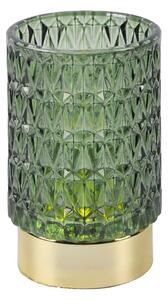 Diamond zöld LED üveg lámpadísz - PT LIVING