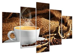 Egy csésze kávé képe (150x105 cm)