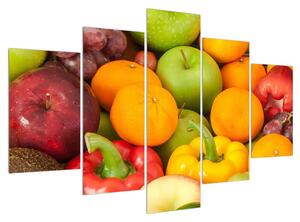Gyümölcs és zöldség kép (150x105 cm)