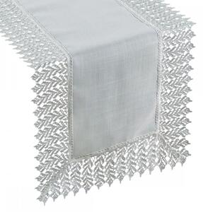 Asztali futó ezüstszürke 35x140