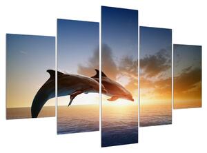 Delfinek képe (150x105 cm)