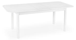 Asztal Houston 1367, Fehér, 78x90x160cm, Hosszabbíthatóság, Laminált forgácslap, Közepes sűrűségű farostlemez