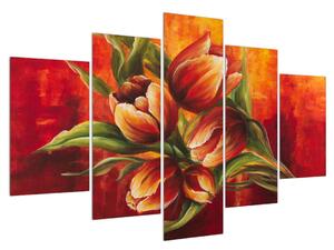 Tulipánok virága képe (150x105 cm)
