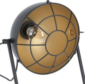 Eglo Treburley asztali lámpa, fekete-arany, 32cm, 1xE27 foglalattal