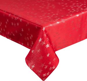 Asztalterítő karácsonyi, piros 140x180