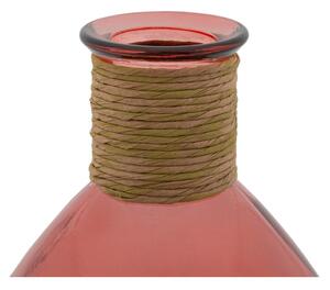 Rope Artemis rózsaszín váza újrahasznosított üvegből - Mauro Ferretti