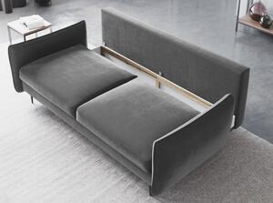 Vermont világosszürke kinyitható kanapé tárolóhellyel - Cosmopolitan Design